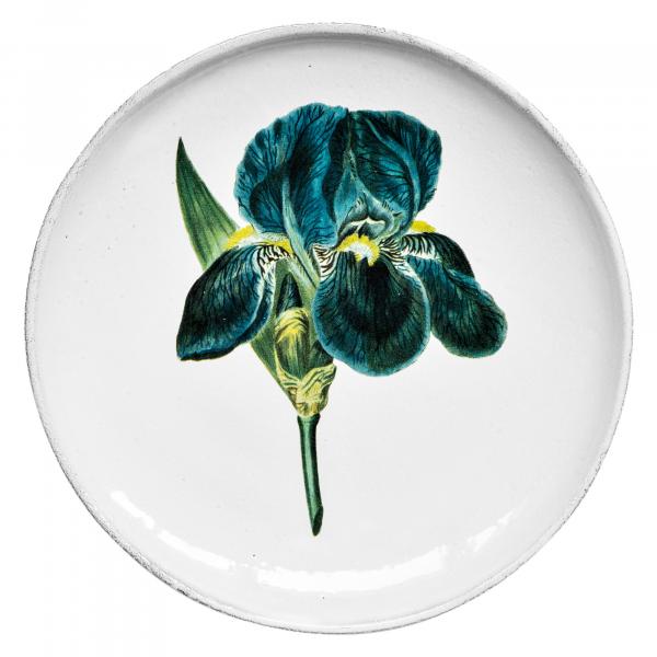 [John Derian] Blue Flower Dinner Plate